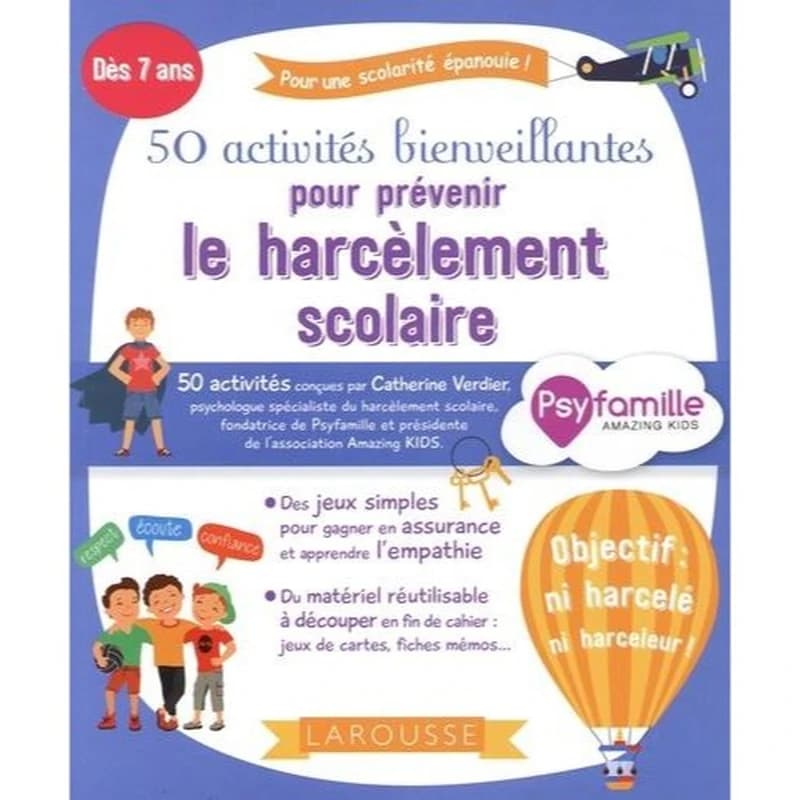 50 activités bienveillantes pour prévenir le harcèlement scolaire