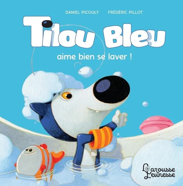 Tilou bleu aime bien se laver !