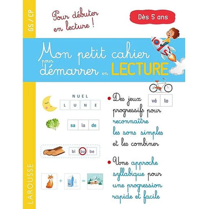 Mon petit cahier pour démarrer en lecture