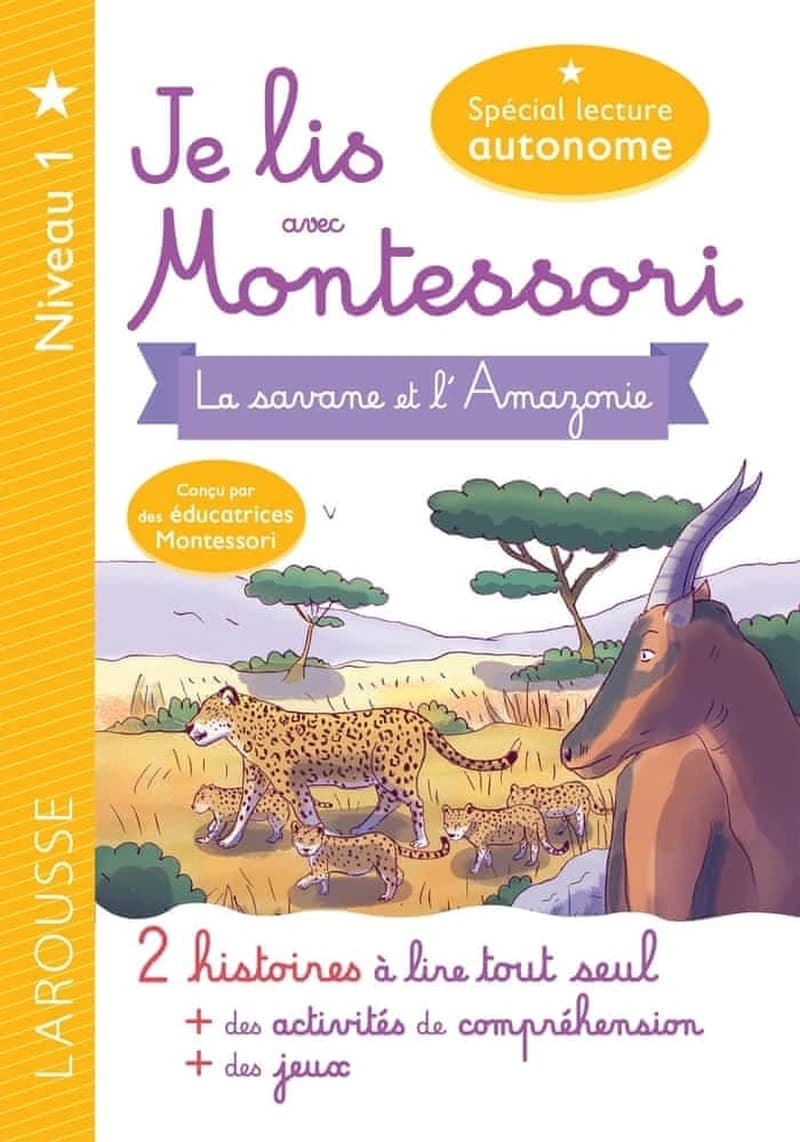 La savane et l'Amazonie : 2 histoires à lire tout seul, + des activités de compréhension, + des jeux