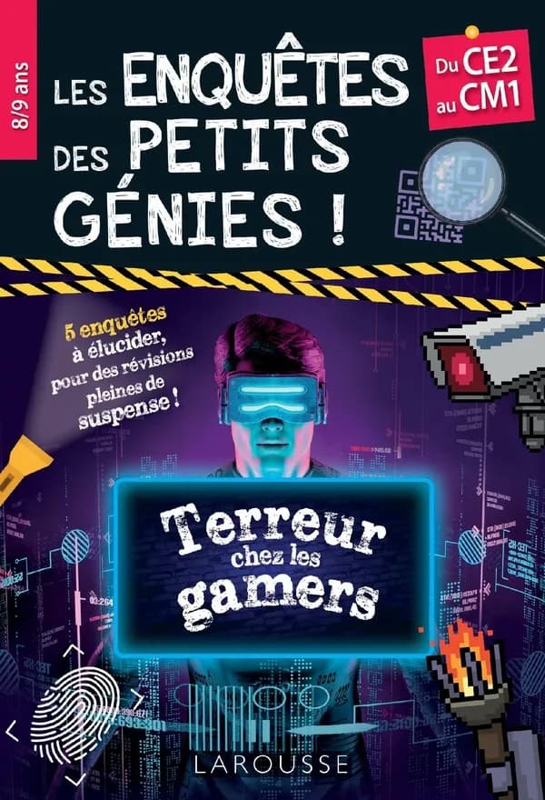 Les enquêtes des petits génies Terreur chez les gamers : Du CE2 au CM1