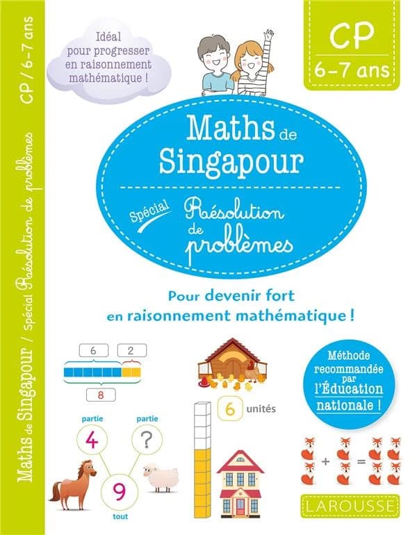 Mon petit cahier de maths ; CP ; spécial pédagogie de Singapour
