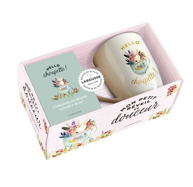 Mon petit réveil en douceur : mug hello choupette !