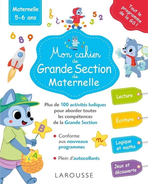 Mon grand cahier de Grande section de maternelle