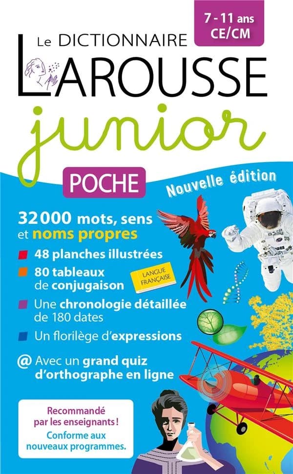 Dictionnaire Larousse junior poche (Nouvelle éd.)