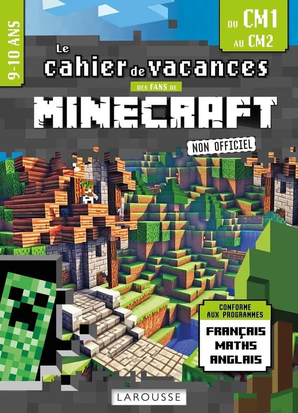 Le cahier de vacances des fans de Minecraft non officiel : Du CM1 au CM2