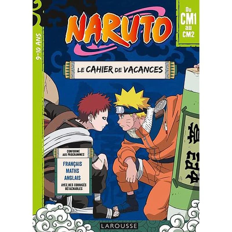 Naruto ; le cahier de vacances ; du CM1 au CM2
