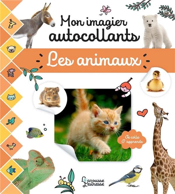 Les animaux : mon imagier autocollants