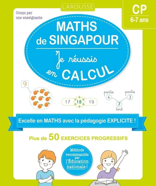 Maths de Singapour : Je réussis en calcul ; CP