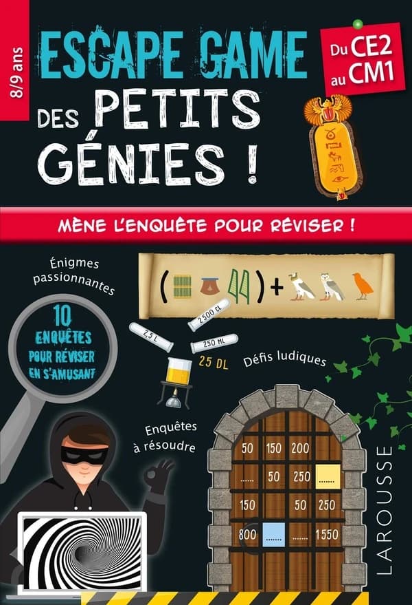 Escape game des petits génies ! : Du CE2 au CM1