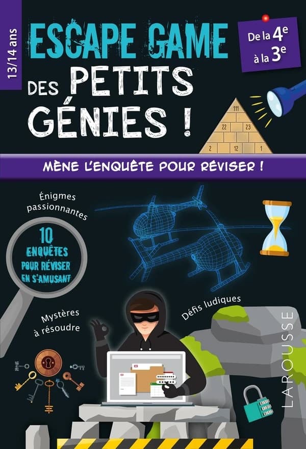 Escape game des petits génies ! : De la 4e à la 3e