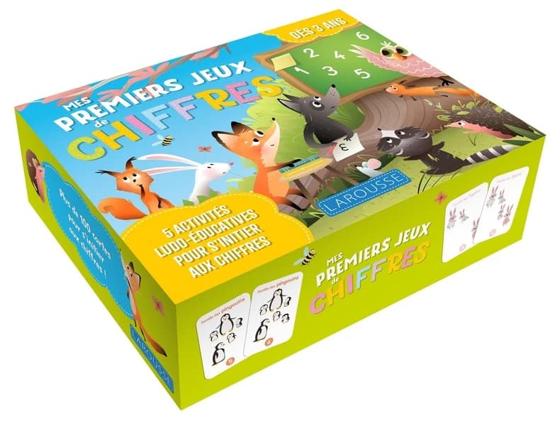 Mes premiers jeux de chiffres : coffret à partir de 3 ans : [Jeu mémory]