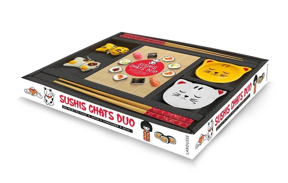 Sushis chats duo : Des recettes made in Japon à chavourer à deux !