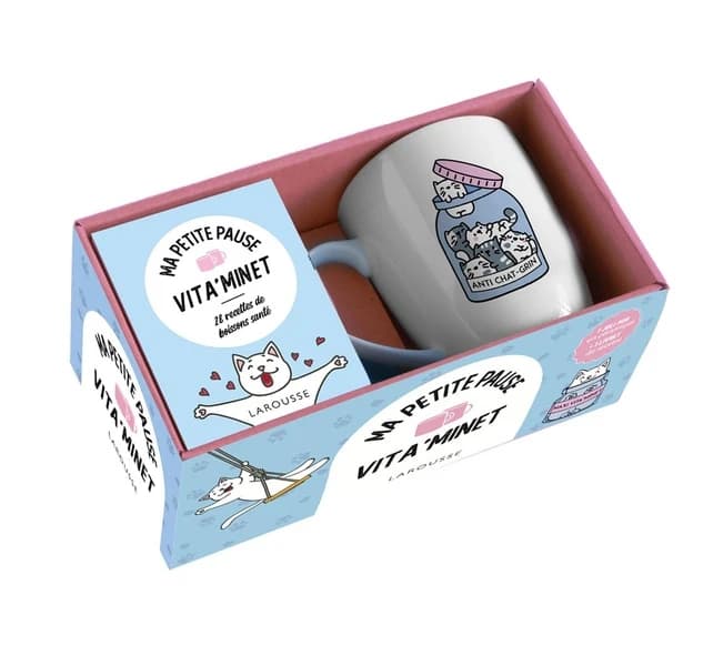 Ma petite pause Vita'minet : 1 joli mug en céramique + 1 livret de recettes