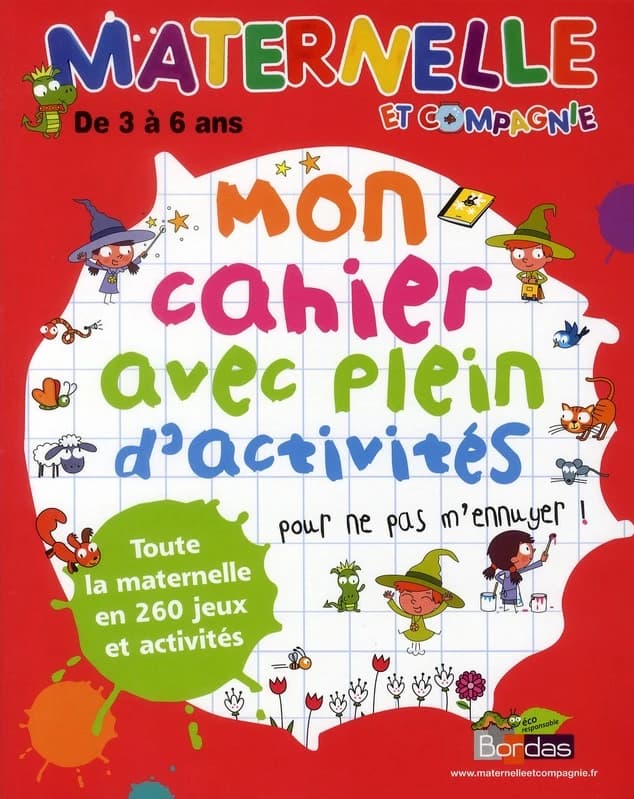 Maternelle et compagnie : Mon cahier avec plein d'activités pour ne pas m'ennuyer !