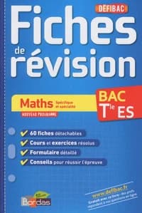 DEFIBAC FICHES MATHS TERM ES