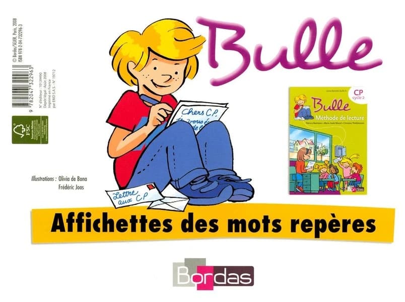 Bulle: Affichettes des mots repères (196 p.)