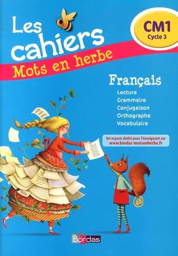 MOTS EN HERBE : CM1 ; cahier (édition 2014)