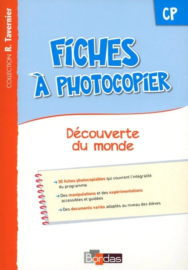 Fiches à photocopier ; découverte du monde ; CP (édition 2015)