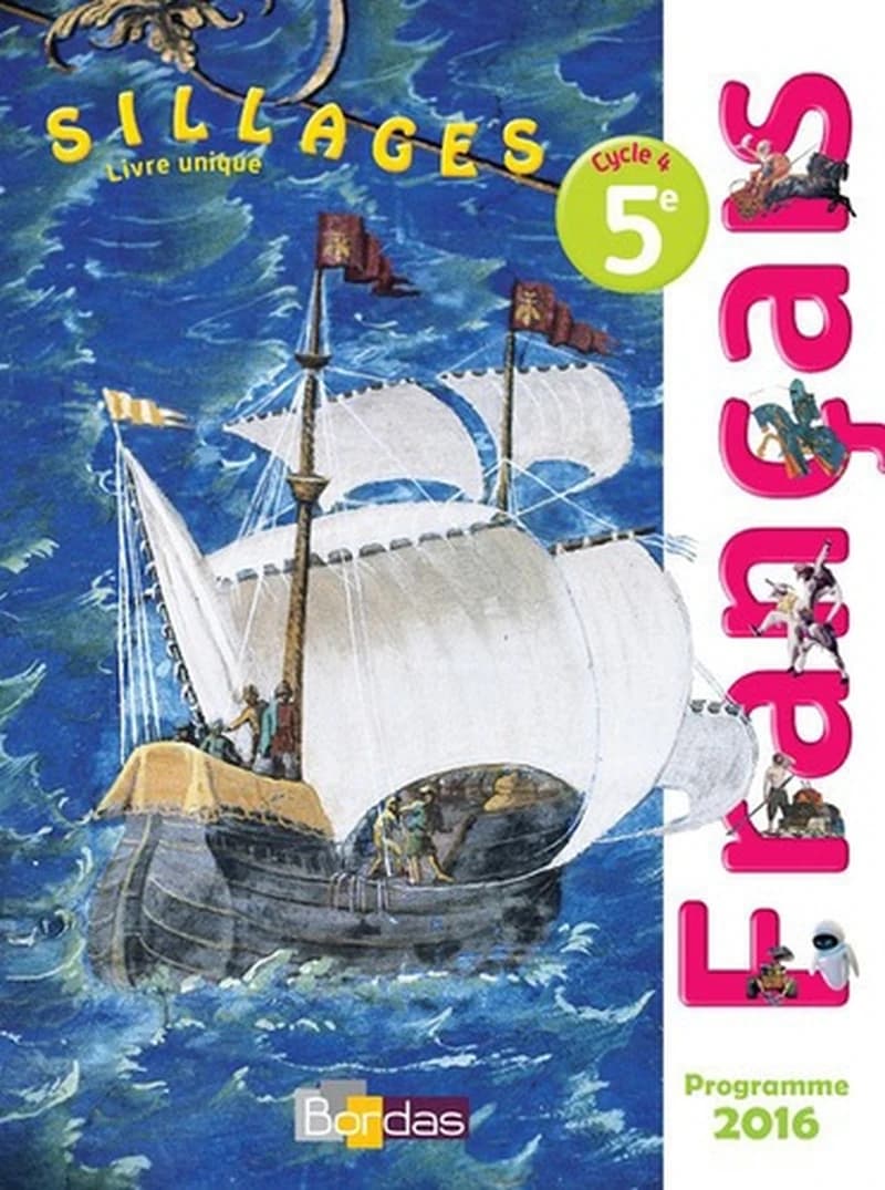 Français : 5e, cycle 4, programme 2016 : livre unique