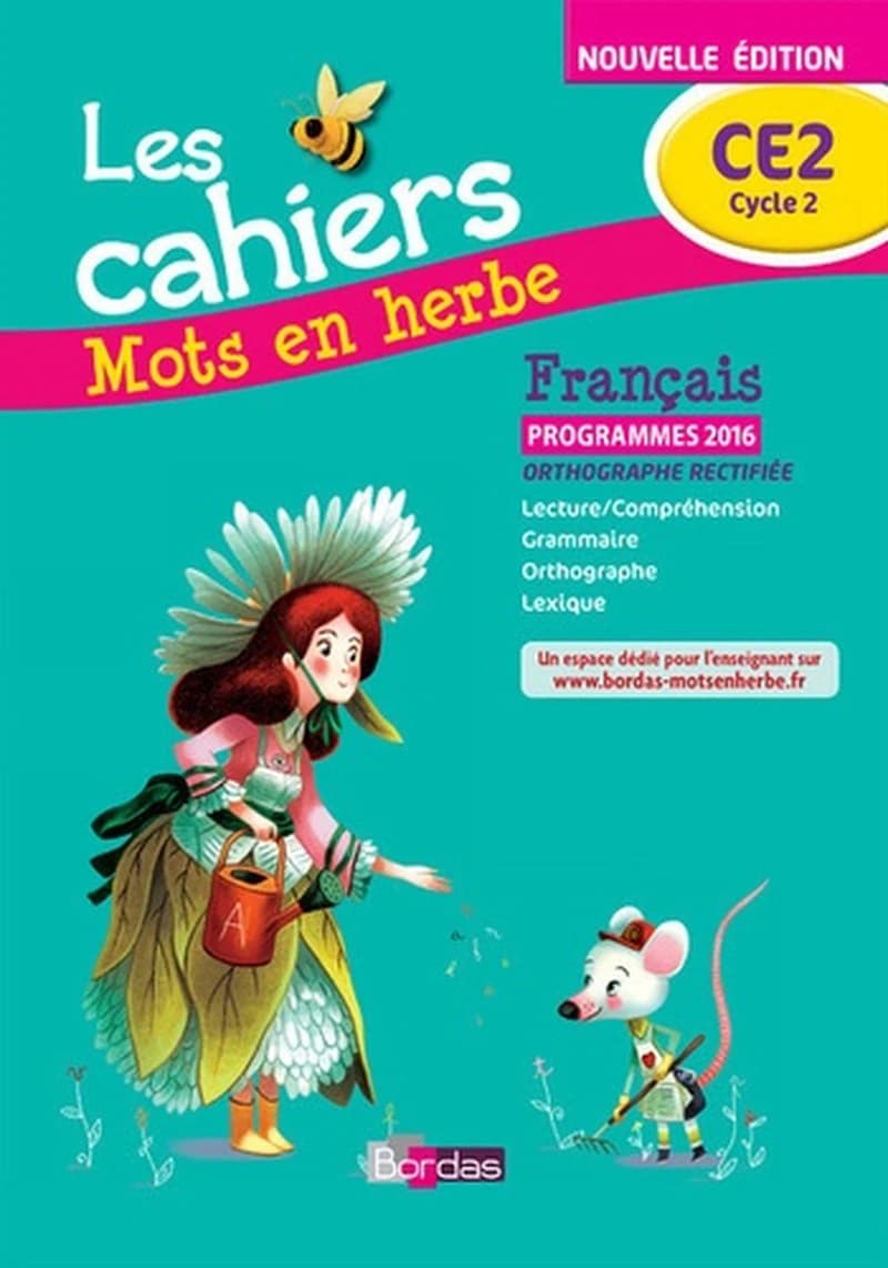 Français CE2 Les cahiers Mots en herbe