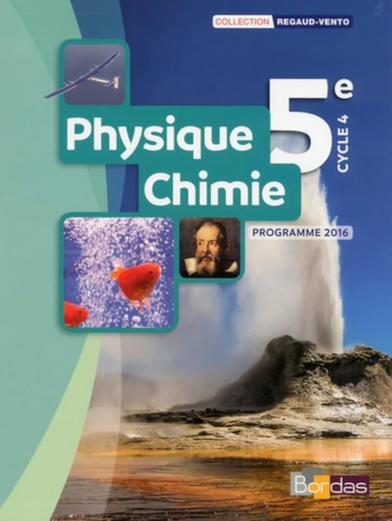 Physique, chimie : 5e, cycle 4 : programme 2016
