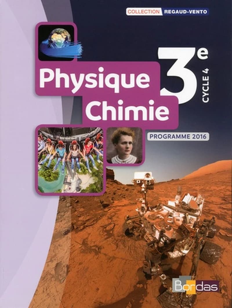 Physique, chimie : 3e, cycle 4 : programme 2016