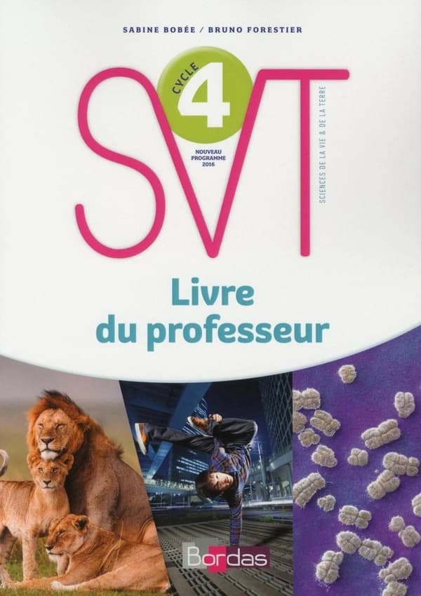 SVT ; cycle 4 ; livre du professeur (édition 2017)
