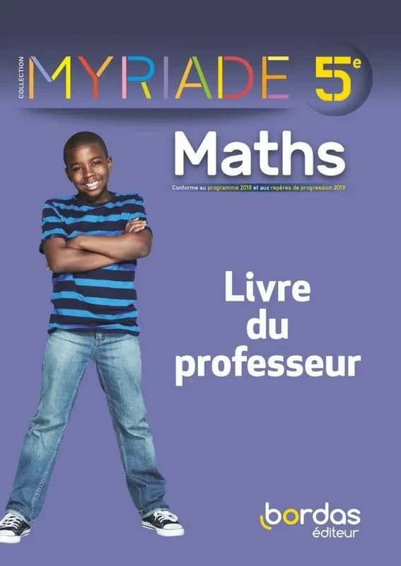 Myriade Maths 5e 2021