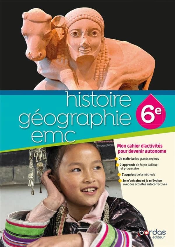 histoire géographie emc 6e : cahier d'activités