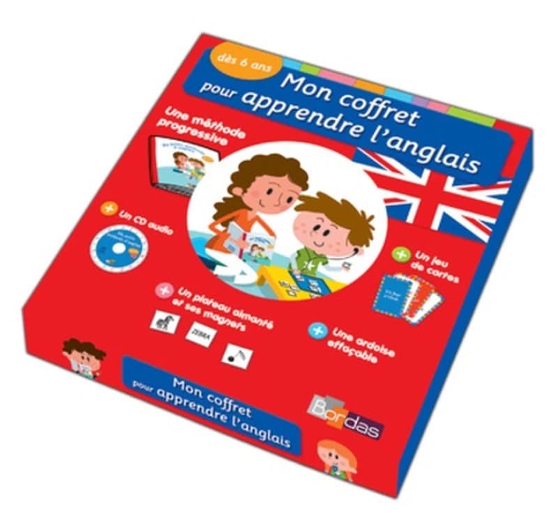 Mon coffret pour apprendre l'anglais : dès 6 ans