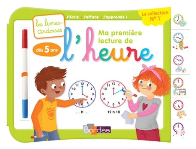 Les livres-ardoises ; ma première lecture de l'heure ; à partir de 5 ans (édition 2017)