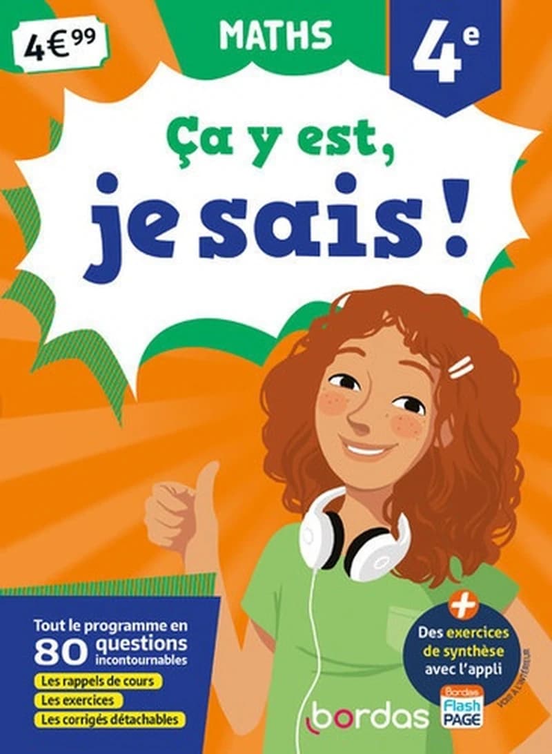 CA Y EST, JE SAIS ! MATHS 4E