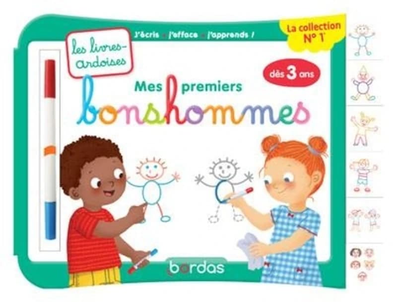 MES PREMIERS BONSHOMMES - LES LIVRES-ARDOISES