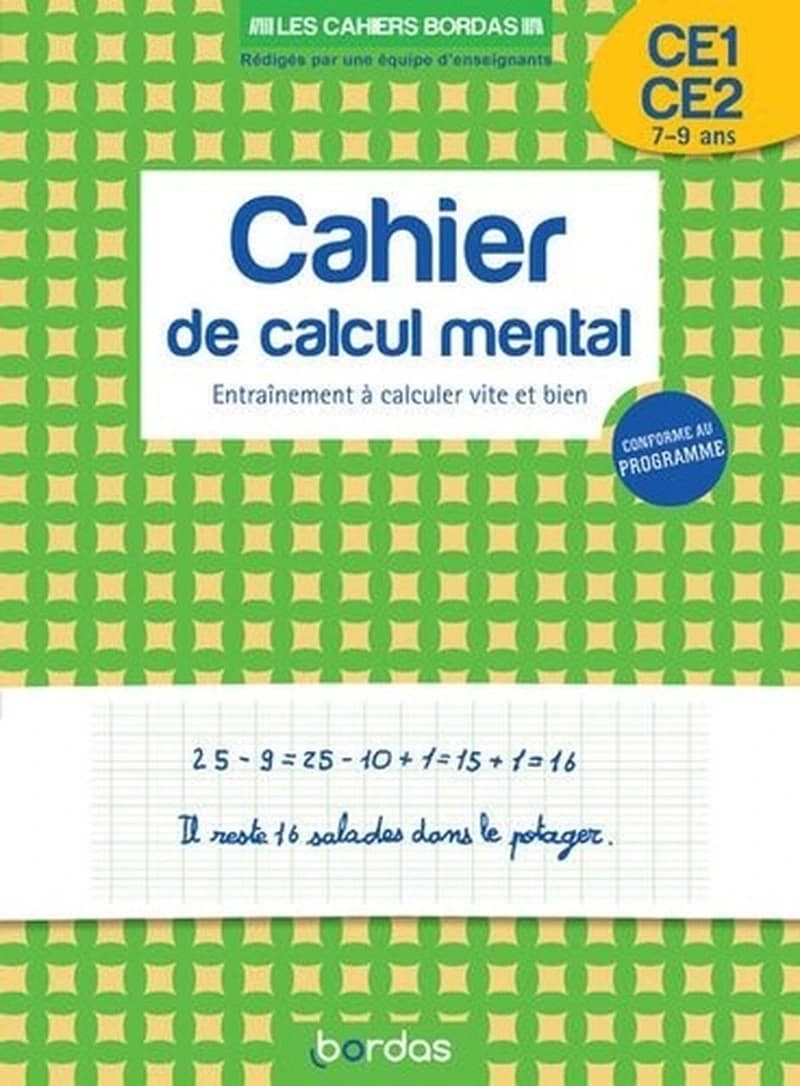 Calcul mental : CE1