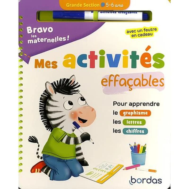 Bravo les maternelles ! : mes activités effaçables ; GS (édition 2021)