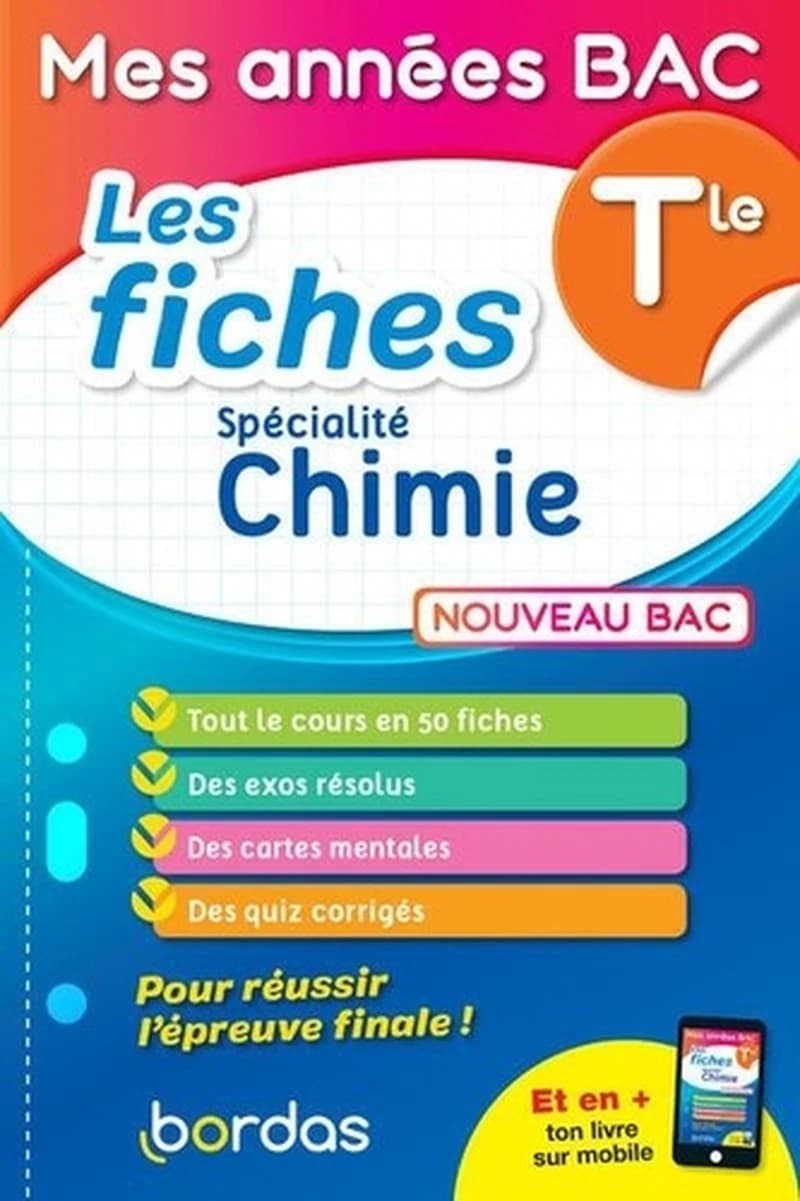 MES ANNEES BAC - LES FICHES CHIMIE TLE