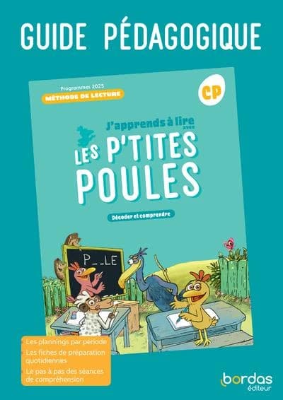J'apprends à lire avec les P'tites Poules : Guide pédagogique CP