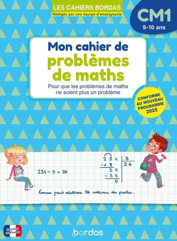 Mon cahier de problèmes de maths ; CM1