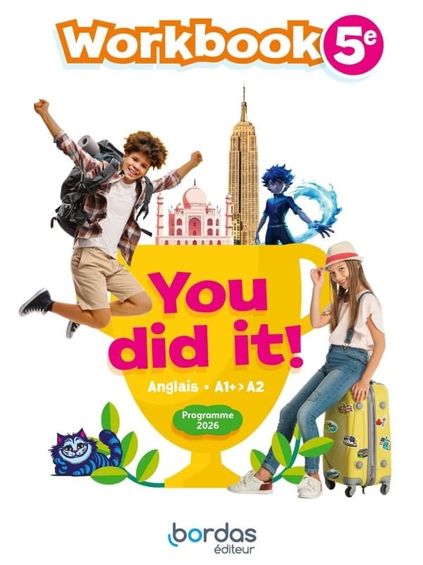 You did it! : Anglais ; 5e ; Workbook élève (édition 2026)