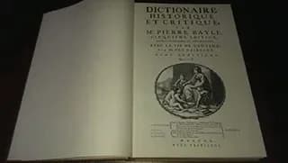 Dictionnaire historique et critique ([Reprod. en fac-sim.]) par Pierre Bayle ; [précédé de la vie de l'auteur par M. Des Maizeaux]