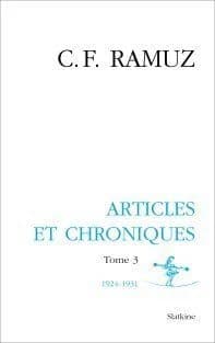Articles et chroniques. Tome 3, 1924-1931