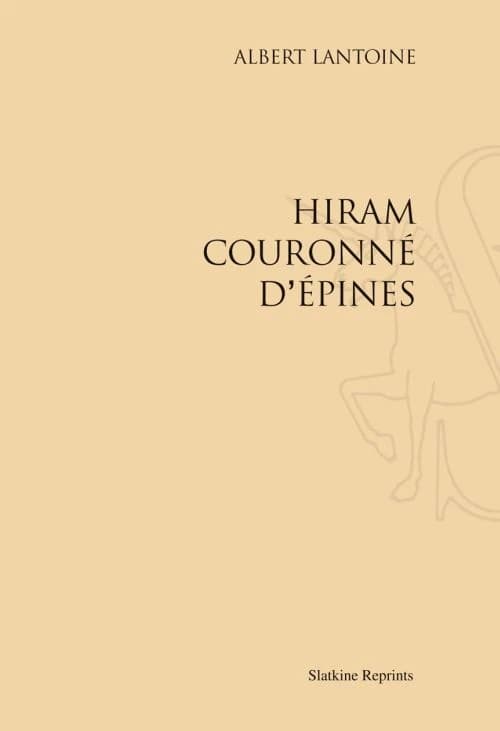 Hiram couronné d'épines