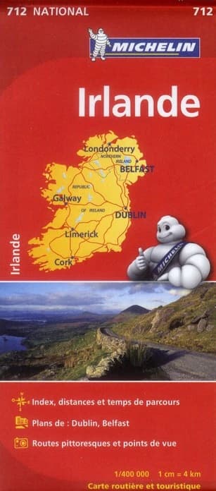 Irlande (Éd. 14) [réalisé et publié par] Michelin, cartes et plans