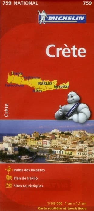 Crète (Éd. 3) [réalisé et publié par] Michelin, cartes et plans