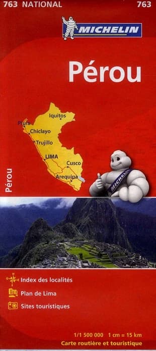 Pérou (Éd. 4) [réalisé et publié par] Michelin, cartes et plans
