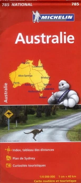 Australie (Éd. 1) [réalisé et publié par] Michelin, cartes et plans