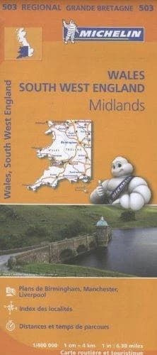 Wales, South West England : Midlands (Éd. 14) [réalisé et publié par] Michelin, cartes et plans