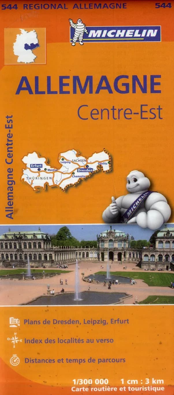 Allemagne centre-est (Éd. 10) [réalisé et publié par] Michelin, cartes et plans