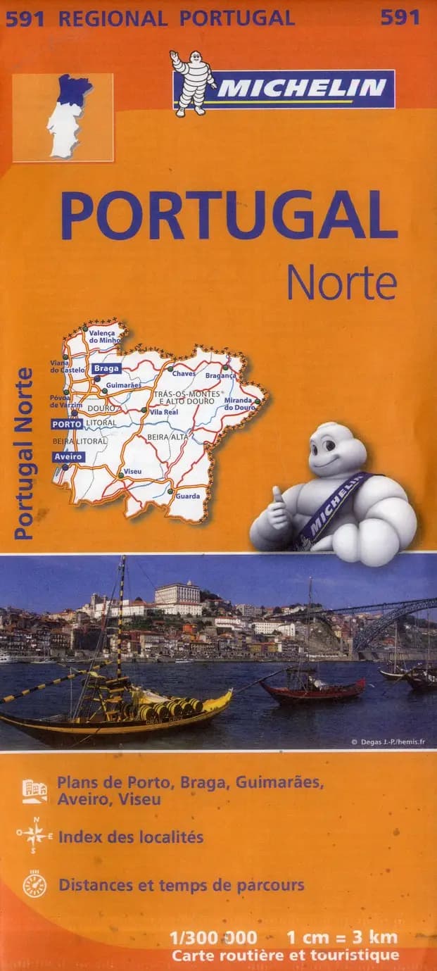 Portugal norte (Éd. 9) [réalisé et publié par] Michelin, cartes et plans